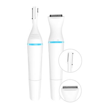 Aparador Facial + Sobrancelha 2 em 1 Pritech LD-7087 | Branco - 1