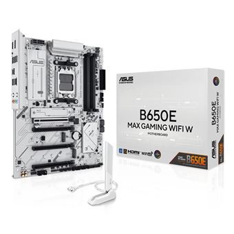 Motherboard ASUS B650E MAX GAMING WIFI W | Branco - 1