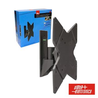 Suporte TV Alpha-Elettronica Lcd/Led 17/37"" 15º Vesa 100/200 20Kg Alpha