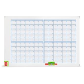 Quadro de planeamento Nobo Monthly Board Planner (Magnetic) | Branco - 1