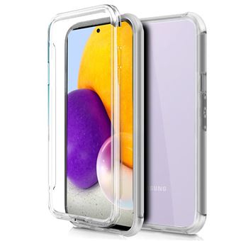 Capa completa para Samsung A725 Galaxy A72 COOL em 3D Silicone COOL (Frente + verso) transparente - 1