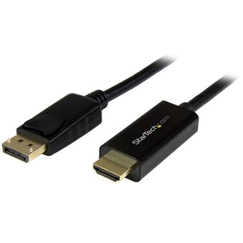 Adaptador de Cabo de Vídeo StarTech.com Cabo conversor DisplayPort para HDMI - 2 m - 4K | Preto - 1