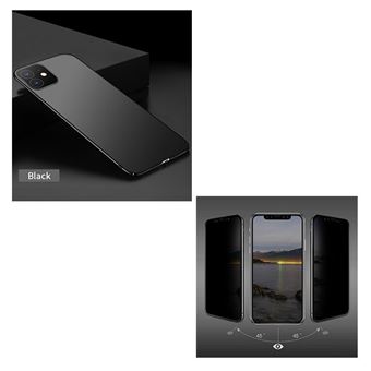 Kit Película 5D Anti-Spy com Capa SlimShield para iPhone 11 - Preto - 1