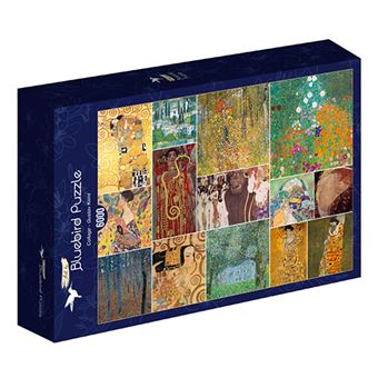 Puzzle BLUEBIRD 60156 Gustav Klimt - Collage | 6000 Peças - 1