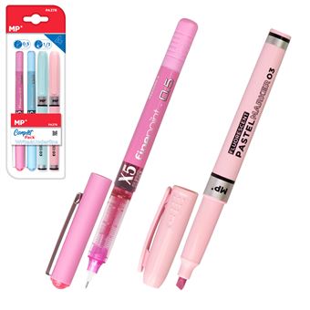 Conjunto de Escrita DAM | 2 Ponta Fina + 2 Fluor - 1