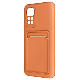 Capa para Xiaomi Redmi Note 11 e 11s Silicone Flexível Suporte Forcell - Rose Gold - 1