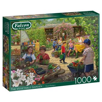 Puzzle Jumbo Falcon de luxe No License Falcon - The Vegetable Garden (1000 Peças) | 1000 Peças - 1