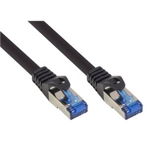 cabo de rede Alcasa 8060-SF002S  0,15 m Cat6a S/FTP (S-STP) Preto - 1