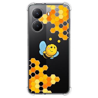 Capa TUMUNDOSMARTPHONE de silicone à prova de choque para Xiaomi Poco X7 Pro 5G Bee Design Cartoons - 1