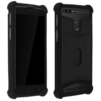 Capa Protetora Avizar para Smartphone 4,7"" 5,0"" Universal | Silicone Porta-Cartões - Preto - 1