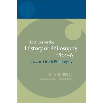 Hegel: Lectures on the History of Philosophy 1825-1826 - Hardback - 2006 - 1