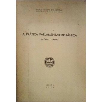 A prática parlamentar britânica. - 1