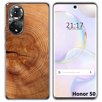 Capa Tumundosmartphone Silicone para Huawei Nova 9 / Honor 50 5G Design Madeira 04 Desenhos - 1