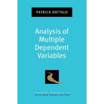 Analysis of Multiple Dependent Variables - Paperback - 2013 - 1