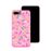 Capa Hapdey para iPhone 7 Plus - 8 Plus Design Donut Cor-de-Rosa com Sprinkles em Silicone Flexível e TPU Cor-de-Rosa_2