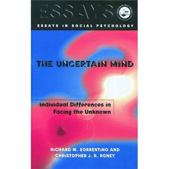 The Uncertain Mind - Individual Differences in Facing the Unknown - Paperback - 2000 - 1