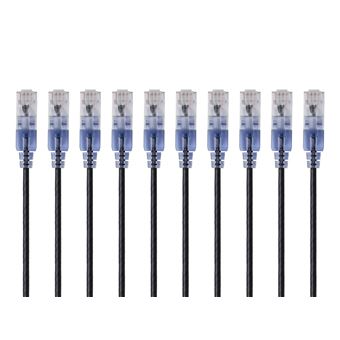 cabo de rede Monoprice 15165  3 m Cat6a Preto - 1