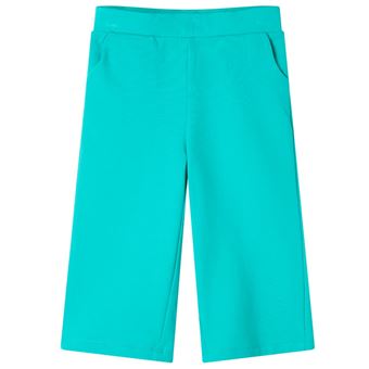 Calças para criança vidaXL | com pernas largas menta 140 | 9 a 10 anos - 1