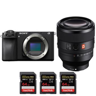 Sony A6700 + FE 50mm f/1.2 GM + 3 SanDisk 64GB Extreme PRO UHS-II SDXC 300 MB/s + PDF MCZ DIRECT - 1