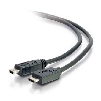 Cabo Usb C2G USB 2.0, C - Mini B, 1m | Preto - 1