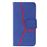 Capa PU splicing azul para Apple iPhone 8 Plus/7 Plus_0