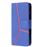 Capa PU splicing azul para Apple iPhone 8 Plus/7 Plus_1