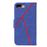 Capa PU splicing azul para Apple iPhone 8 Plus/7 Plus_2