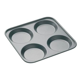 Forma antiaderente para mini tartes Master Class Kitchen Craft KCMCHB16 - Cinzento - 1