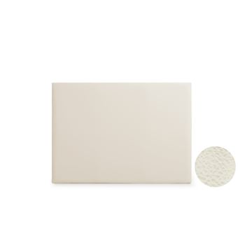 Cabeceira Estofada Moonia Neus Pele Sintética | 130 X 120 X 5 cm | Branco Roto - 1