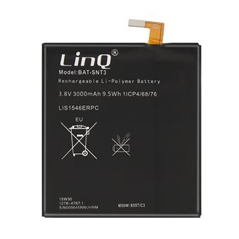 Bateria LinQ para Sony Xperia T3 3000mAh interno - 100% compatível - 1