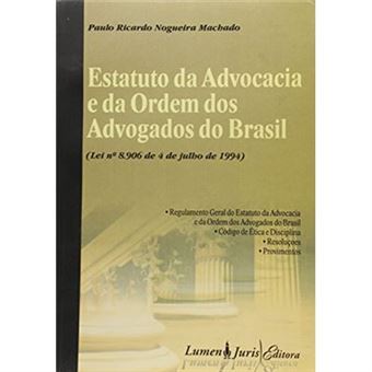 Estatuto Da Advocacia E Da Ordem Dos Advogados Do Brasil - 1