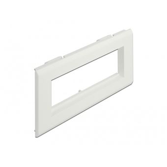 Placa de Parede e Cobertura de Interruptor DeLOCK Easy 45 | Branco - 1