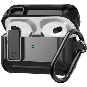 Capa Antiimpacto SafeLock para Apple AirPods pro 1ª Ger | Preto - 1