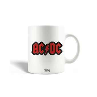 Caneca Maniacase AC/DC Red Logo Rock Classics 1977 - 1