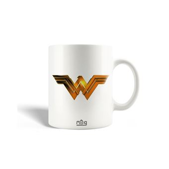 Caneca Maniacase Wonder Woman Golden Logo Film Series - 1