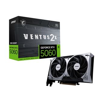 Placa de Vídeo MSI GeForce RTX 5060 8G VENTUS 2X OC | Prateado - 1