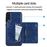 Capa Magunivers | PU + TPU com suporte e vários titulares de cartão Azul escuro para Samsung Galaxy A50/A50s/A30s_3