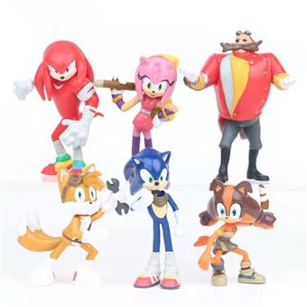 Conjunto de 6 Figuras Good Deal Sonic Miles | 7cm - 1
