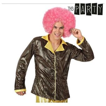 Casaco para Adultos Th3 Party Disco Brilho Dourado M/L