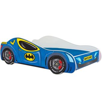 Cama de criança com colchão e estrado incluídos Kobi Bat Car Blue | 140 x 70 cm - 1