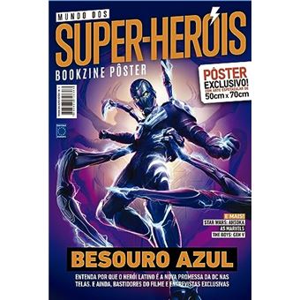 Superpôster Mundo Dos Super-Heróis - Besouro Azul - Arte B - 1