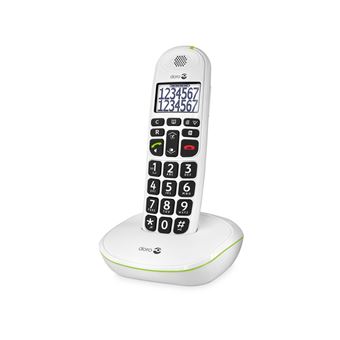 telefone Doro PhoneEasy 110  DECT Branco ID do Emissor e Nome - 1