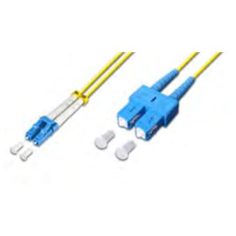 cabo de fibra ótica Lightwin LSP-09 LC-SC 1.0  1 m OS2 Amarelo - 1