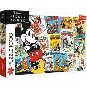 Puzzle Trefl Disney: Mickey Mouse Desenhos Animados  1000 | 1000 Peças - 1