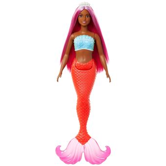 Barbie Dreamtopia Sereia com Cauda Laranja Mattel - 1