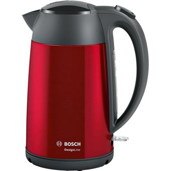 Chaleira Elétrica Bosch TWK3P424 | Cinzento, Vermelho - 1