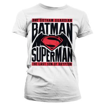 T-Shirt Hybris DC Comics Senhora Batman vs Superman Branco Tamanho XXL - 1
