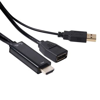 Adaptador para Cabos CLUB3D HDMI a DisplayPort Adaptador | Preto - 1