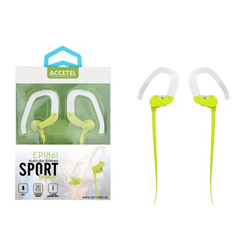 Auriculares Desportivos Accetel EP-1861 com Microfone - Verde - 1