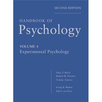 Handbook of Psychology - Experimental Psychology - Hardback - 2012 - 1